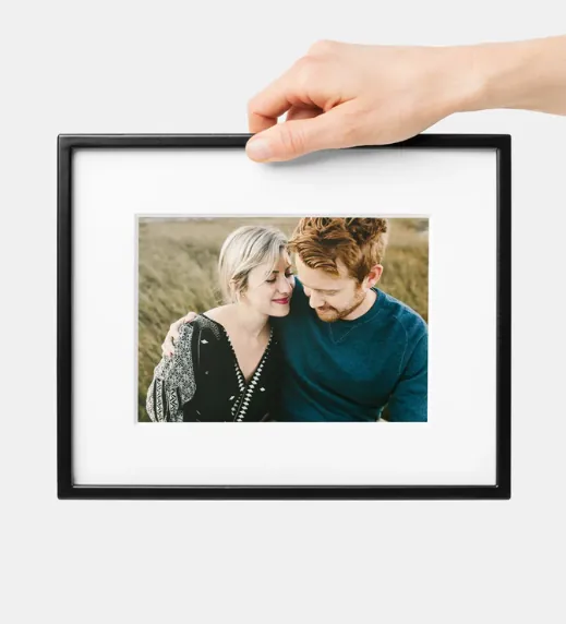 Matte Black Metal Tabletop Frame